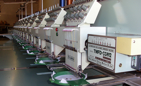 ID#1176 - Tajima TMFD CG912 Commercial Embroidery Machine.  Year 1993 : 12 : 9 - www.TheEmbroideryWarehouse.com